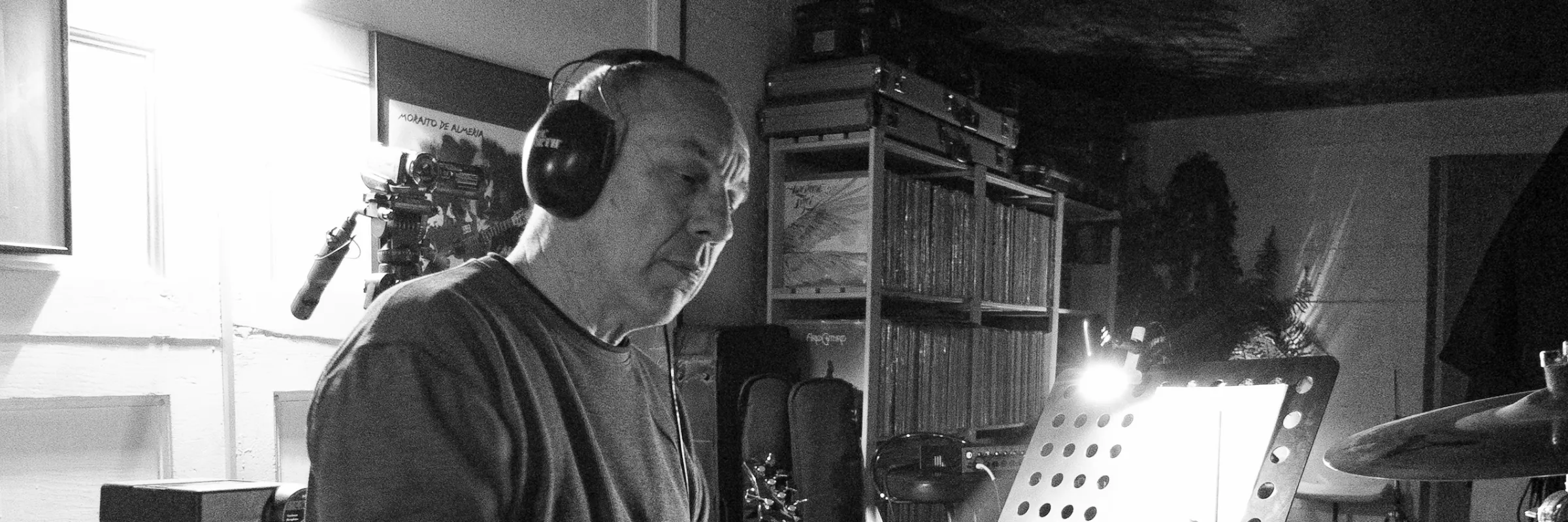 Alain Rieder during a Studio Session
