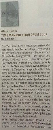 Critique de Time Manipulation dans Drums & Percussion 2019